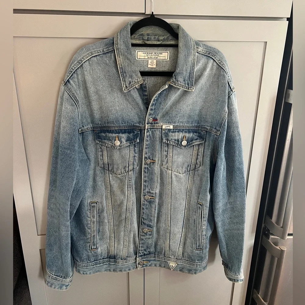 Vintage 1980’s Guess Blue Denim Jacket - Picture 2 of 11
